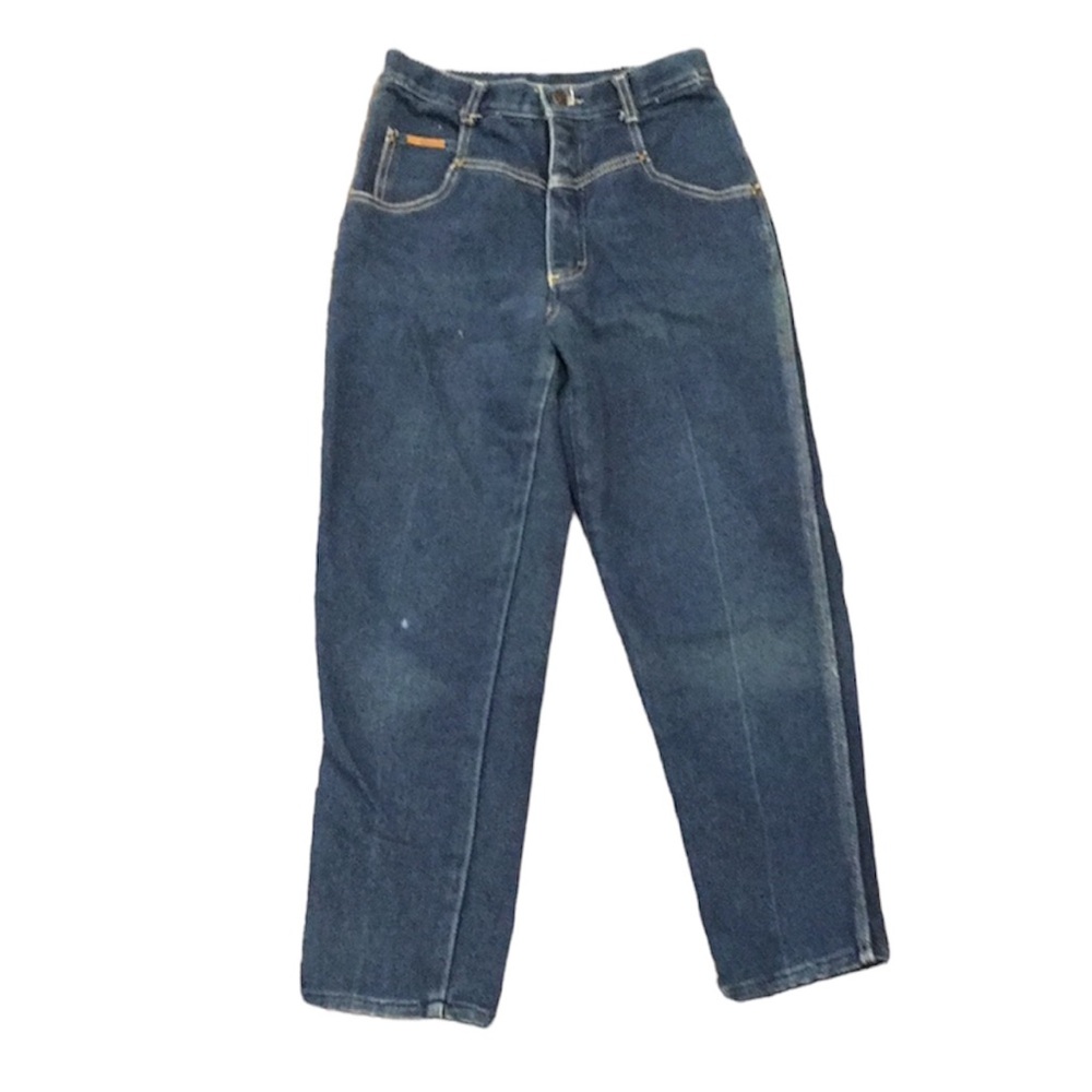 Vintage P.S. Gitano dark wash high wasted mom jeans bareback Size 10